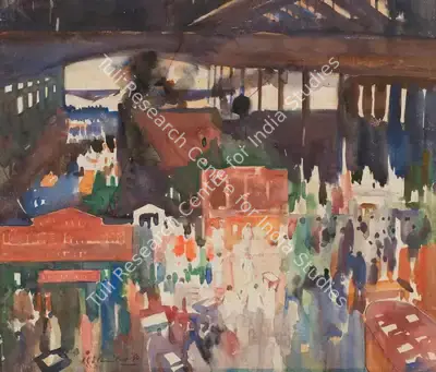 Paniker, K.C.S. (Artist). Untitled, 1950 | Painting, Sa.Mum/07.06.17, 2017 · Saffronart