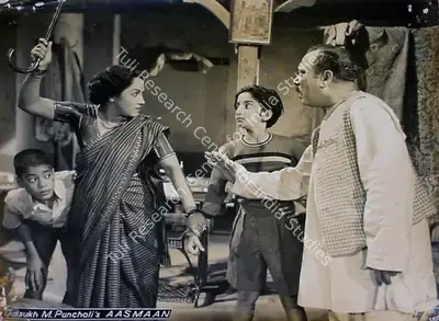 Dalsukh M. Pancholi (Director), Aasman, 1952, Lobby Card