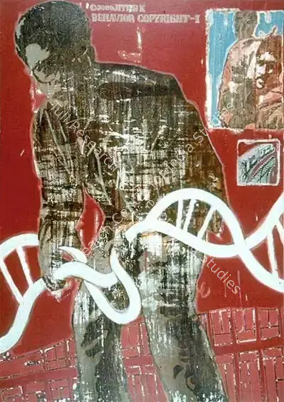 Jitish Kallat (Artist), Behaviour - Copyright I, Painting