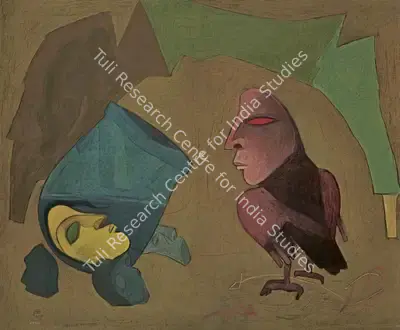 Jai Zharotia (Artist), Crow - Altering the World Series, 2001, Painting