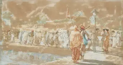 L.N. Taskar (Artist), Untitled, Painting