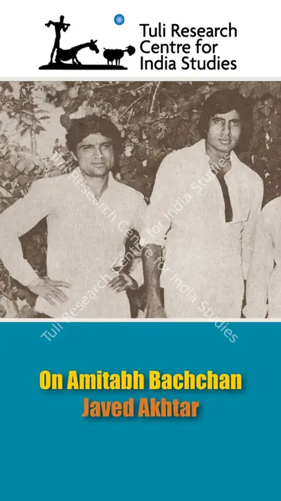 Tuli Research Centre for India Studies (Editor), On Amitabh Bachchan - Javed Akhtar, 2019, In-house Video