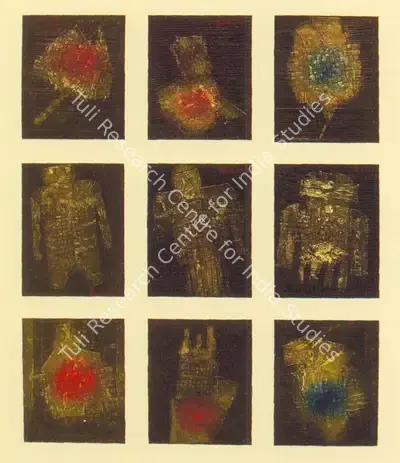 Partho P. Deb (Artist), Untitled, 1990, Painting