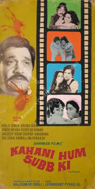 Raj Kumar Kohli (Producer), Kahani Hum Subb Ki, 1973, Showcard