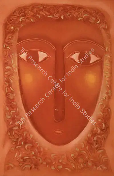S.G. Vasudev (Artist), She, 2004, Painting