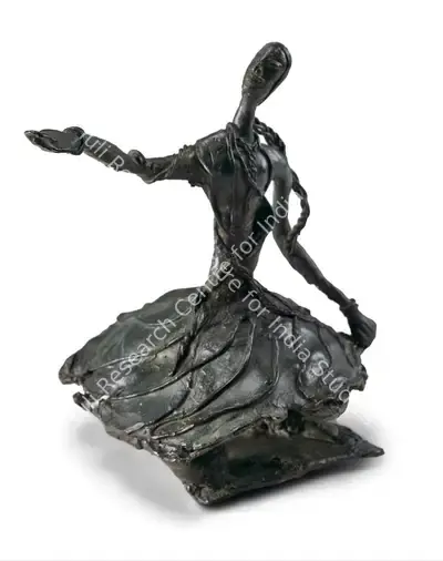 Mukherjee, Meera (Artist). Dancer, n.d. | Sculpture, Pu.Onl/15.02.24, 2024 · Pundole