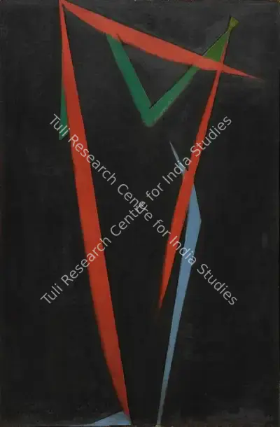 N.S. Bendre (Artist), Mother and Child, 1955, Painting