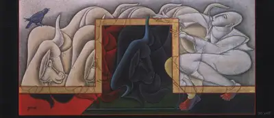 Satish Gujral (Artist), Satish Gujral 2001 - 2005, 2005, Solo Exhibition Invitation