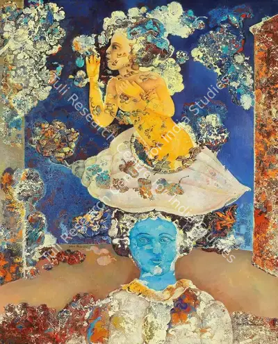 Sakti Burman (Artist), Untitled, 1975, Painting