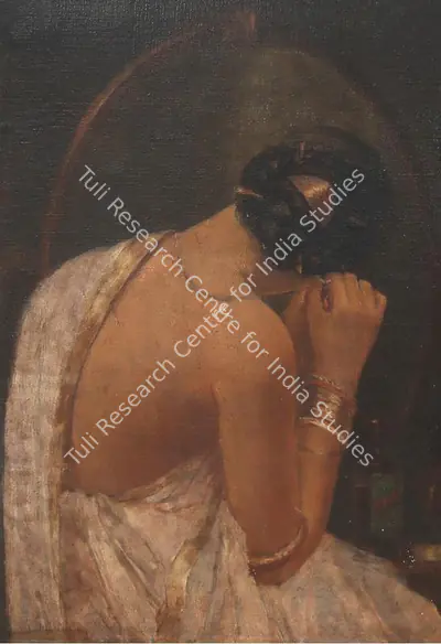 Hemendranath Mazumdar (Artist), Kaner Dul (Earring), 1930, Painting