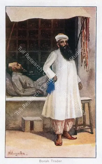 M.V. Dhurandhar (Artist), Borah Trader, 1905, Painting