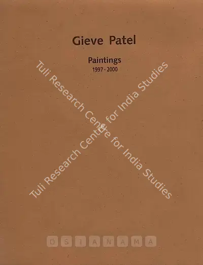 Gieve Patel (Artist), Gieve Patel, 2000, Solo Exhibition Catalogue