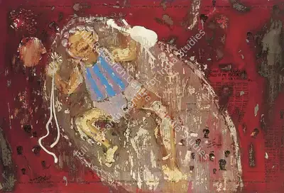 Jitish Kallat (Artist), Child To My Picture, 1995, Painting