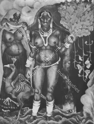 A. Ramachandran (Artist), Study for Yayati, 1983, Painting