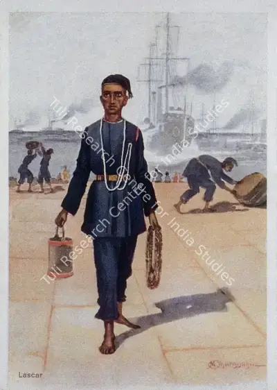M.V. Dhurandhar (Artist), Lascar, 1905, Painting
