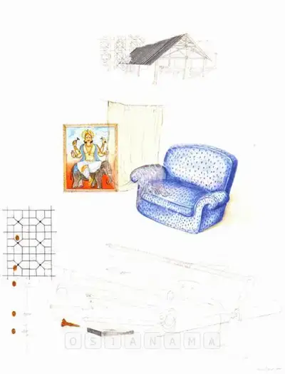 Jagannath Panda (Artist), Untitled, 2000, Painting