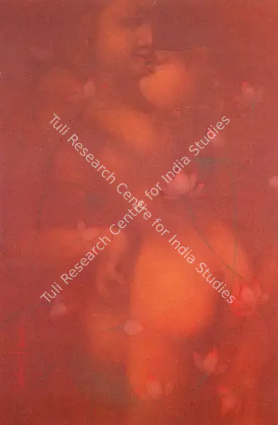 Suhas Roy (Artist), Mistress of the Moon-9, 2000, Painting