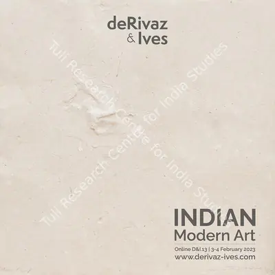 deRivaz & Ives (Auction House), Indian Modern Art, 2023, Auction Catalogue