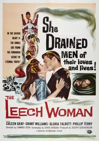 Joseph Gershenson (Producer), The Leech Woman, 1960, Poster