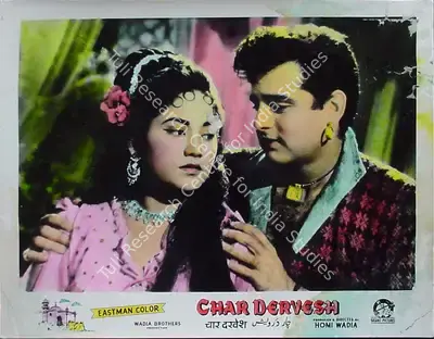 Aga Hasham (Cinematographer), Char Dervesh, 1964, Lobby Card