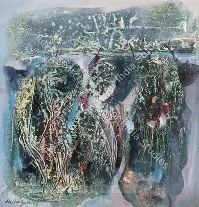 Dilip Kumar Dasgupta (Artist), Untitled, 2002, Painting