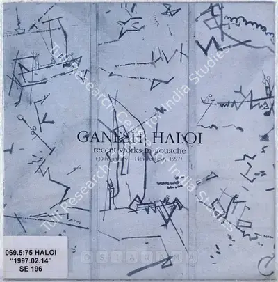 Ganesh Haloi (Artist), Ganesh Haloi, 1997, Solo Exhibition Catalogue