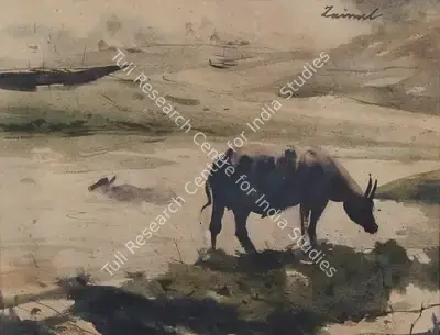 Zainul Abedin (Artist), Landscape, Painting