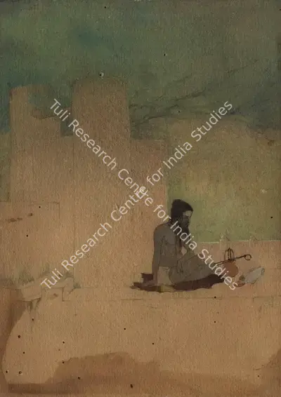 Abanindranath Tagore (Artist), Rest, 1910, Painting