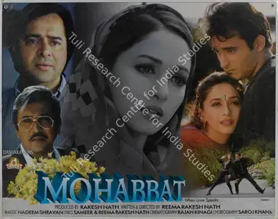 Rakesh Nath (Producer), Mohabbat, 1997, Lobby Card