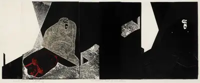 Rameshwar Broota (Artist), The Middle Part of My Story, 1973, Graphic Art