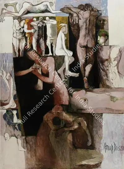Arup Das (Artist), Untitled, 1981, Painting