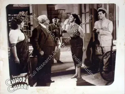 Kidar Sharma (Director), Chhora Chhori, 1955, Lobby Card