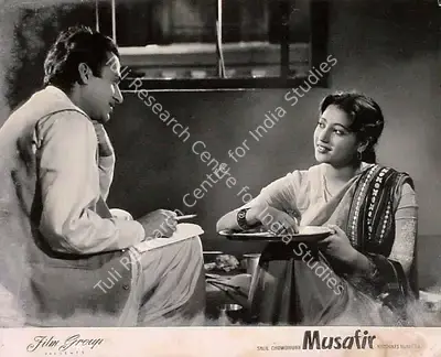 Kamal Bose (Cinematographer), Musafir, 1957, Lobby Card