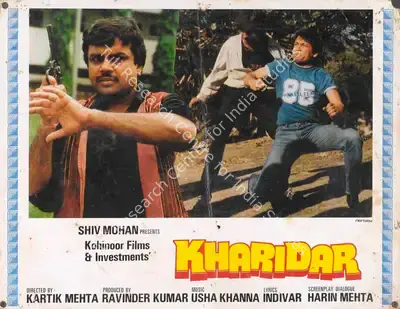 Ravinder Kumar (Producer), Kharidar, 1988, Lobby Card