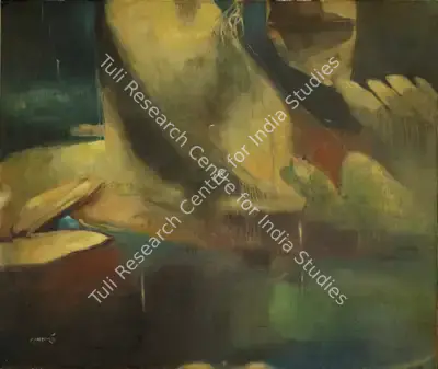 Ganesh Haloi (Artist), Subharnarekha, 1976, Painting