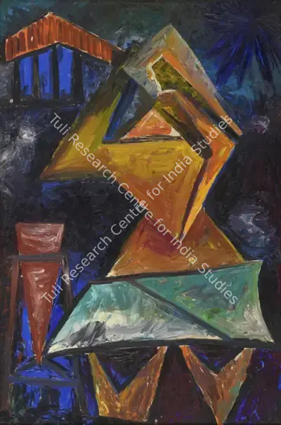 Bakre, S.K. (Artist). Untitled, 1958 | Painting, Sa.Mum/01.04.26, 2026 · Saffronart
