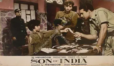 Mehboob (Producer), Son Of India, 1962, Lobby Card