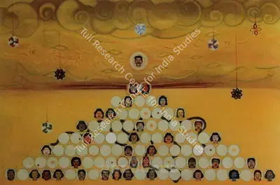 Anant Joshi (Artist), Sun After Hundred Zeroes, 2000, Painting
