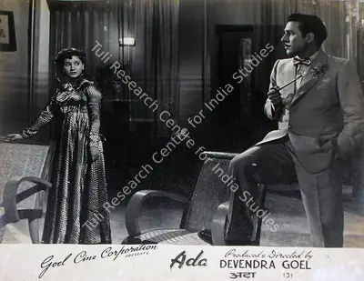 Devendra Goel (Producer), Ada, 1951, Lobby Card