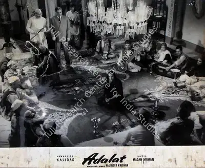 H.S. Kwatra (Cinematographer), Adalat, 1958, Lobby Card