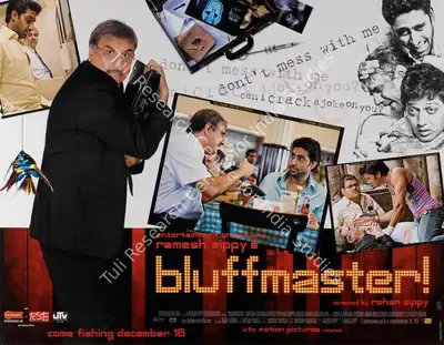 Ramesh Sippy (Producer), Bluffmaster, 2005, Lobby Card