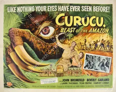 Richard Kay (Producer), Curucu Beast of the Amazon, 1956, Poster