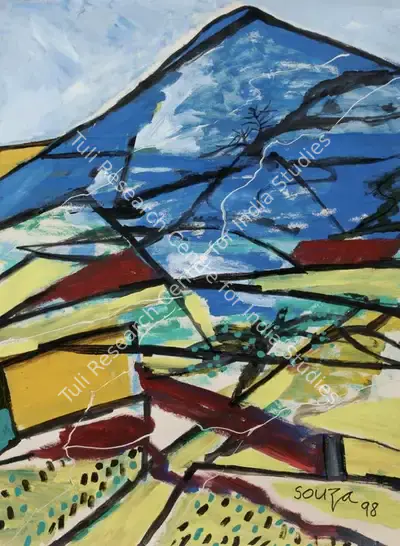 F.N. Souza (Artist), Untitled, 1998, Painting