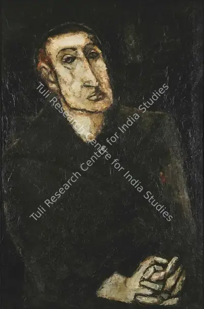 Tyeb Mehta (Artist), Untitled (Head), 1961, Painting