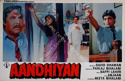 Pahlaj Nihalani (Producer), Aandhiyan, 1990, Lobby Card
