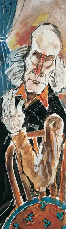 Paritosh Sen (Artist), Self Portrait, 2004, Painting
