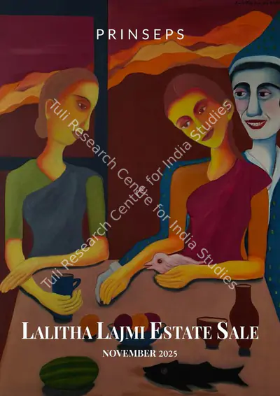 Prinseps (Auction House), Lalitha Lajmi Estate Sale, 2025, Auction Catalogue