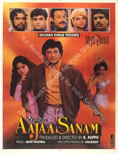 K. Pappu (Producer), Aajaa Sanam, 1994, Full Sheet Poster