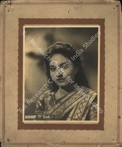 Sohrab Modi (Producer), Divani, 1947, Photographic Still Mounted on Lobby Card