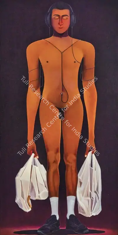Surendran Nair (Artist), Thinner Voice (Cuckoonebulopolis), 2003, Painting